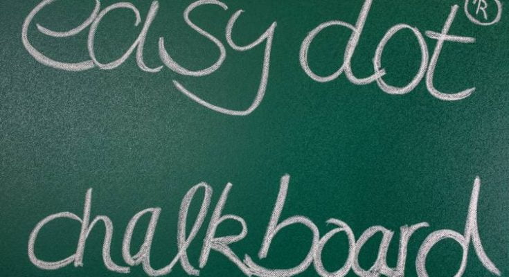 easy dot chalkboard green 4