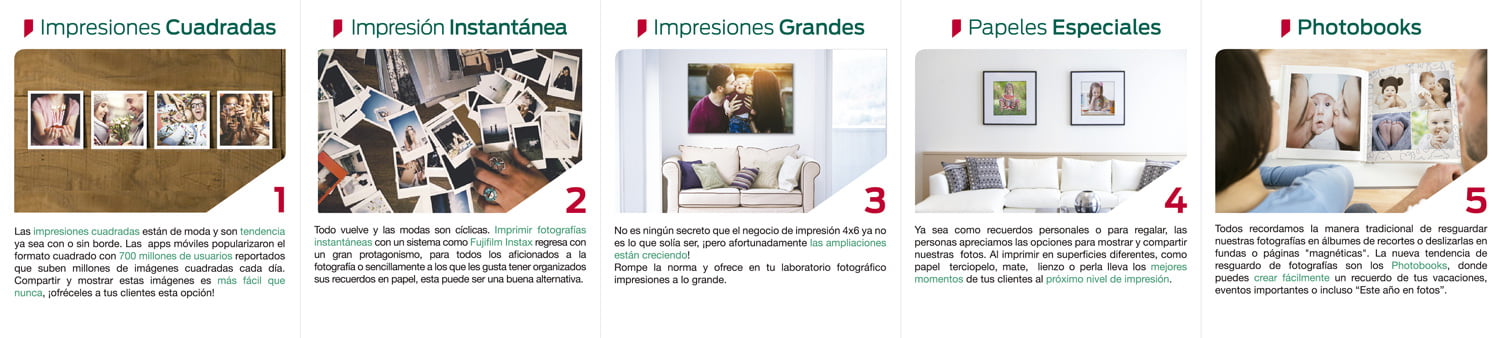 Opciones a impresión