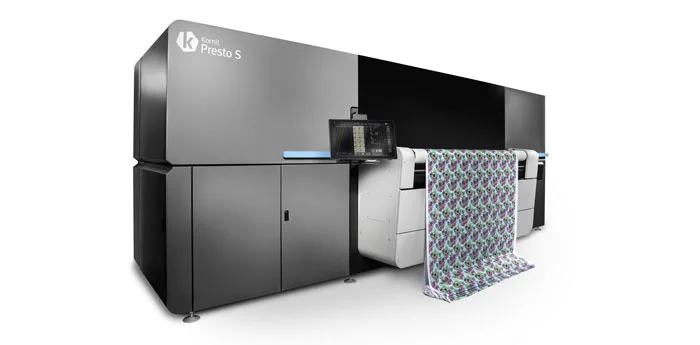 nueva Kornit Presto para impresión directo a textiles