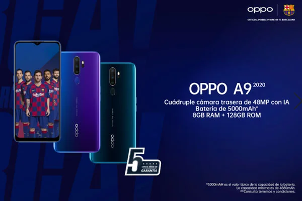 Oppo llega a México con modelo A9