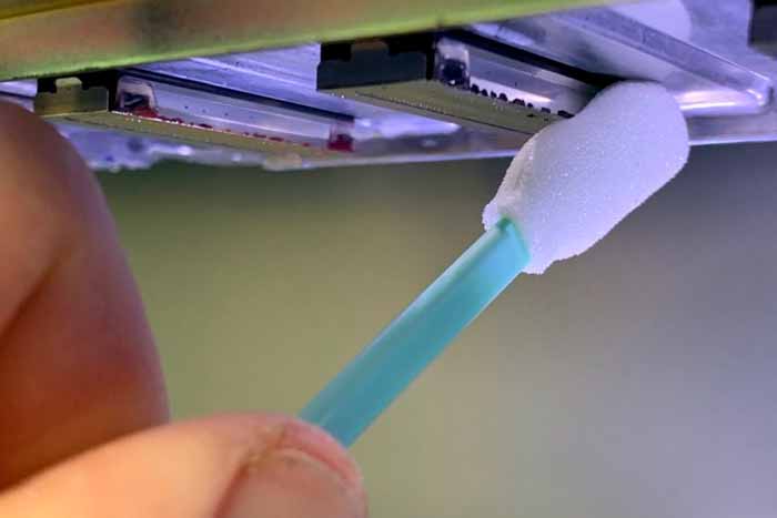 Limpieza de cabezal plotter de impresión