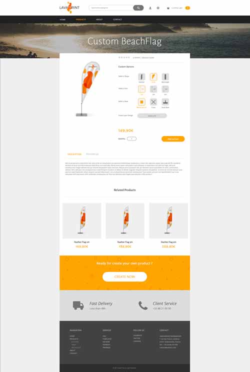 e-commerce de Caldera WebShop