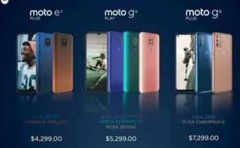 nuevos moto e7 plus, moto g9 play y moto g9 play