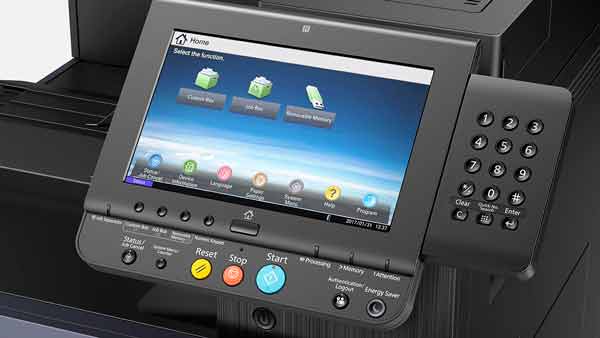 Pantalla táctil Impresora monocromática