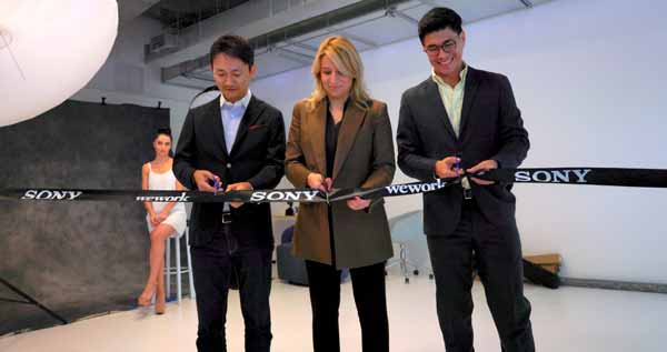 WeWork y Sony inauguran WeWork Alpha Pro Studio