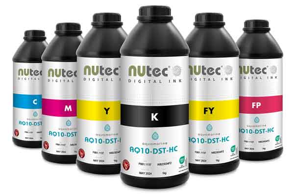 Gama tintas digitales Aquamarine NUtec