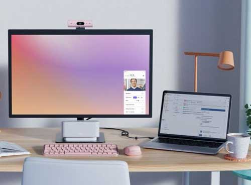 Cámara web trabajo híbrido