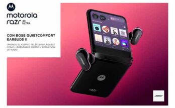 Motorola y bose en paquete