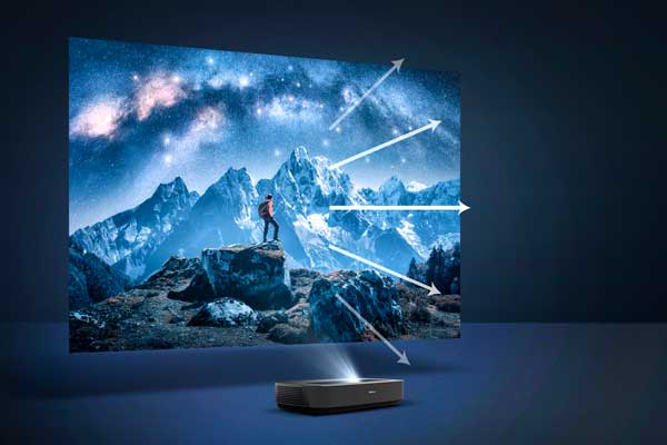 Tecnología Laser 4K de tiro corto Hisense