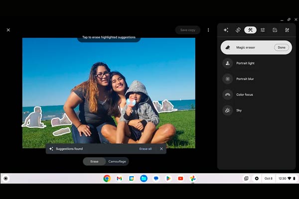 Adobe Photoshop en Chromebook plus