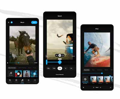 Quick app editor de fotos y videos