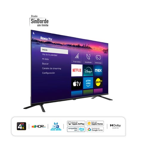 televisor 4K Hyundai Electronics con Roku