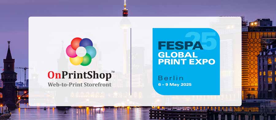 OnPrintShop en FESPA Global Print Expo 2025