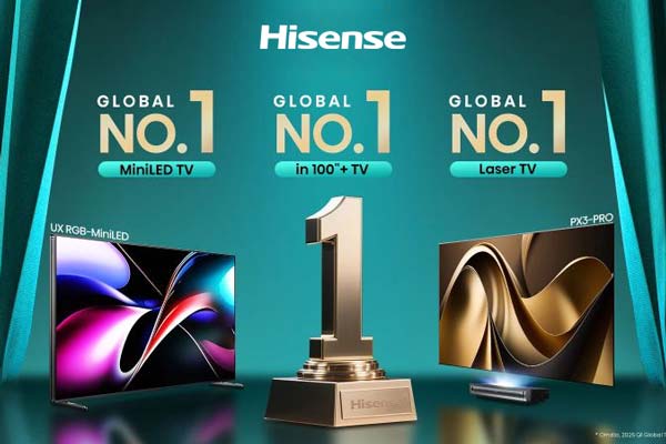 televisores de 100 pulgadas y láser Hisense