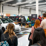 Exhibición de decoración automotriz