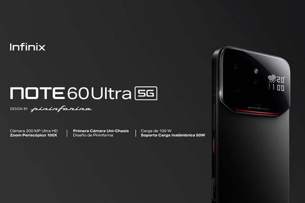 Infinix NOTE 60 Ultra 5G Design by Pininfarina